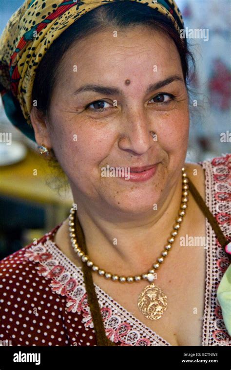 Turkmen Woman In Mary Turkmenistan Stock Photo Alamy