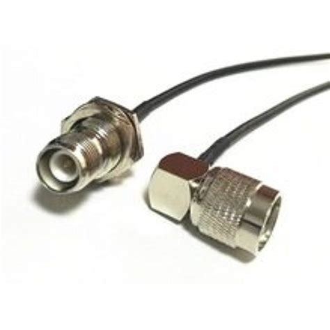 Tnc Male Plug Right Angle Connector Switch Rp Tnc Female Jack Nut Connector Rg174 20cm 8