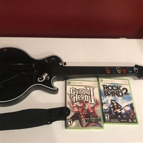 Xbox 360 Guitar Hero Les Paul Gibson Wireless Controller Bundle W Games Tesedのebay公認海外通販｜セカイモン