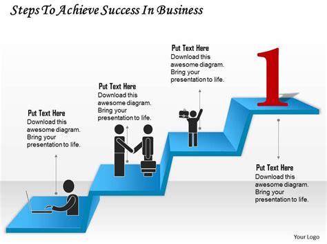 0314 Business Ppt Diagram Steps To Achieve Success In Business