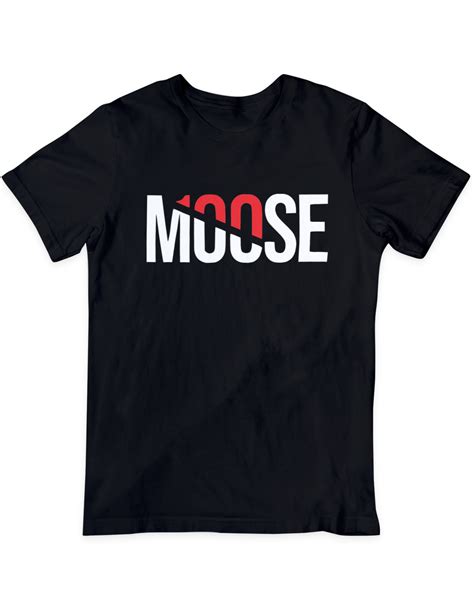 Moosecraft Moose T Shirts Tees In Black Or White Moose100 Merch