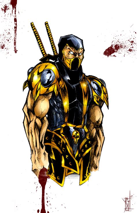 Scorpion Mortal Kombat Mortal Combate Desenho Desenho Ideias Para