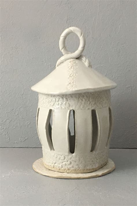 Lantern Ceramic Lantern Ceramic Decor Pottery