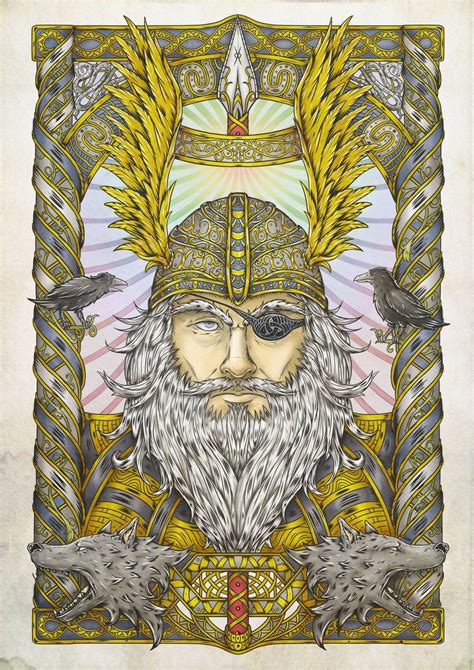 Odin Final Viking Art Norse Mythology Norse