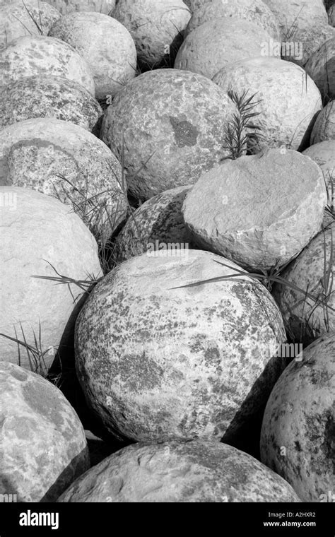 Man Made Pile Of Stones Black And White Stock Photos Images Alamy