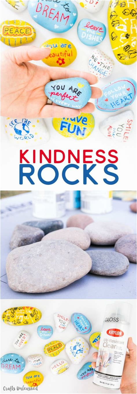 Kindness Rocks Project With Kids Fun Ideas Consumer Crafts Rock