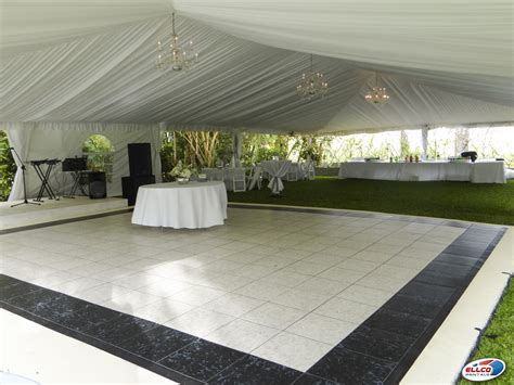 Party tent rentals from morristown, nj (27 miles from new york city, ny). Dance Floor Tiles in at Ellco Rentals | event equipment ...