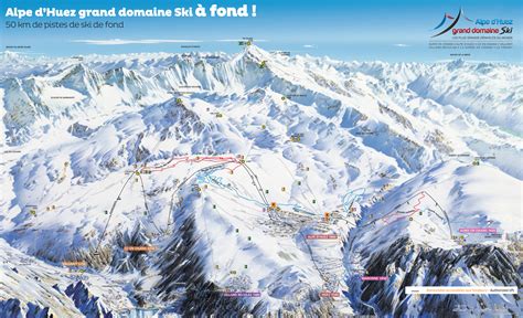 Bergfex Plan Des Pistes Alpe Dhuez Ski De Fond Alpe Dhuez