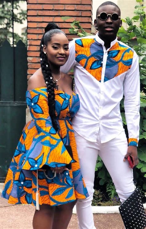 Ankara Couple Couples African Outfits African Clothing African Fashion
