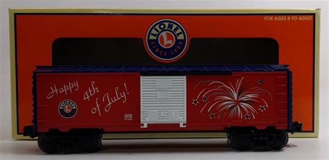 Lionel 6 36769 O Gauge Lrrc Fourth Of July Lighted Boxcar Lnbox Trainz