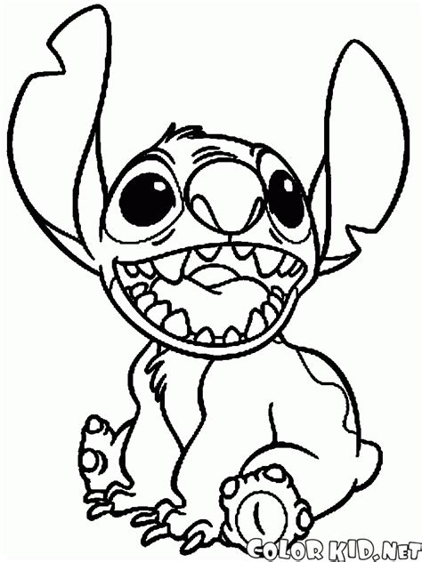 Click on the free lilo and stitch colour page you would like to print, if you print them all you can make your. Coloring page - Lilo and Stitch