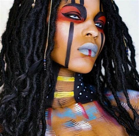African Tribal Makeup African Beauty Black Women Art Black Art