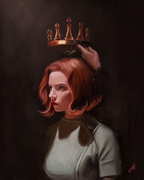 Inspiring Digital Painting Inspired By The Queens Gambit