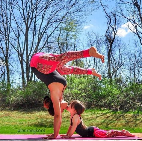 Jersey Based Yoga Instructor Laura Kasperzak And Her Daughter Mini Yes Mini Might Be The