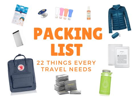 22 Travel Essentials You Should Pack For Your Next Trip Packing List