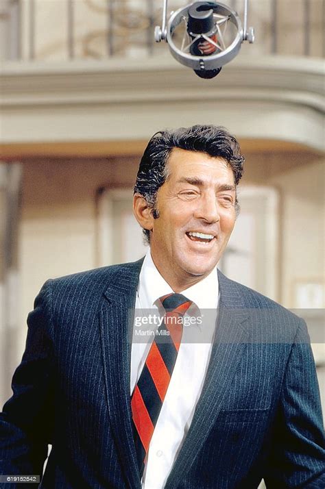 Entertainer Dean Martin On The Set Of The Dean Martin Show On News