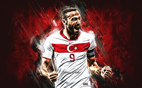 Download Wallpapers Cenk Tosun Turkey National Football Team Portrait
