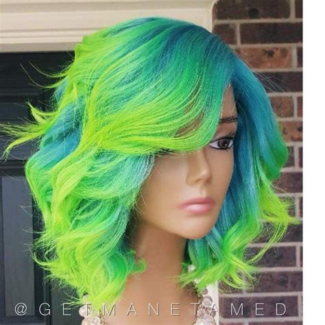 Green Hair Purple Hair Ombre Hair Hair Dye Foam Hair Color Mermaid