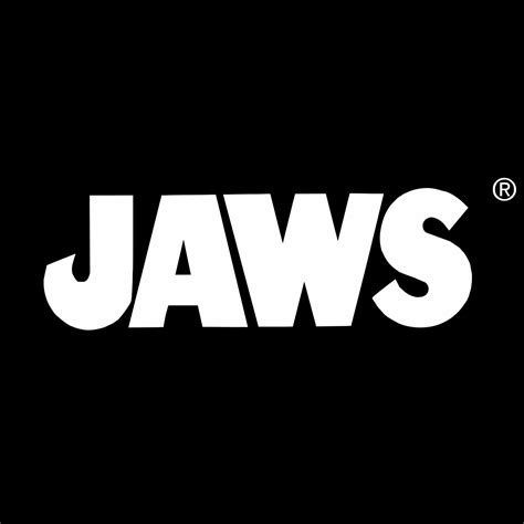 Jaws Logo Black And White Brands Logos