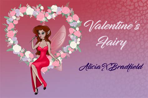 Valentines Fairy Graphic By Aliciaxbradfield · Creative Fabrica