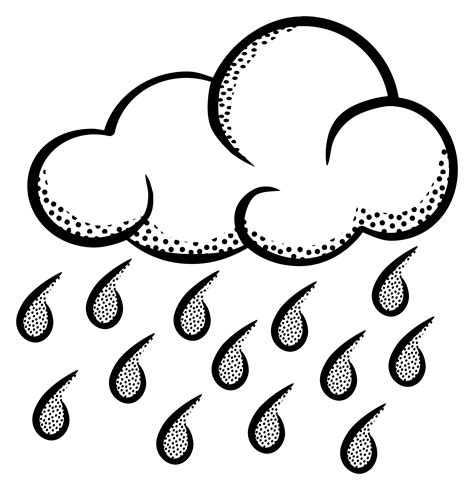 Rain Cloud Rain Clipart Image A Raincloud And Rain Wikiclipart