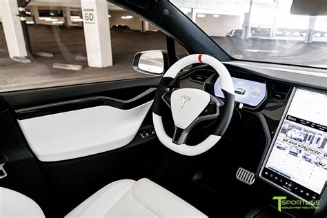 Tesla Model S And Tesla Model X Steering Wheel Custom Upholstered T