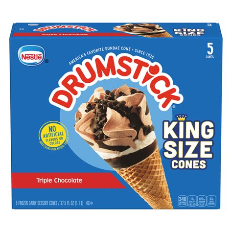 Save On Nestle Drumstick Ice Cream Cones King Size Cones Triple