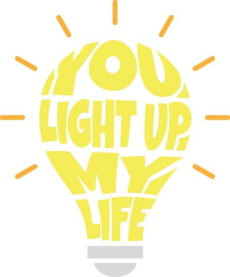you light up my life light bulb vector illustration 7691168 vector art at vecteezy