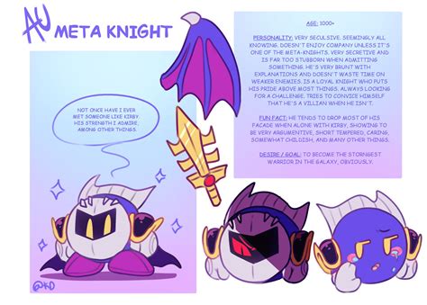 Au Meta Knight Character Sheet By Koku Draws On Deviantart