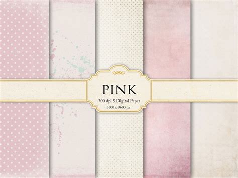 Pink Digital Paper By Artistic