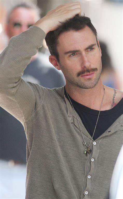 Adam Levine From Stars With Mustaches E News