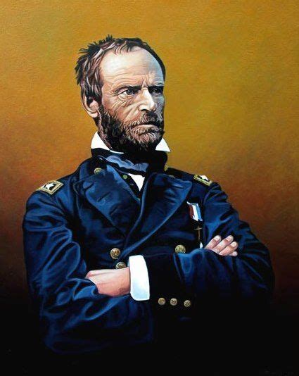 Gen William T Sherman Ken Hendricksen Civil War Art Civil War Artwork Civil War