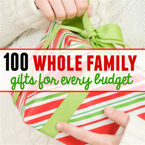 100 family gift ideas - with something for every budget! - The Measured Mom
