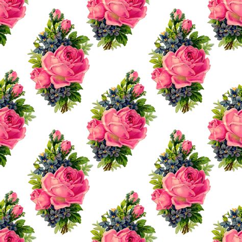 Roses Vintage Background Pattern Free Stock Photo Public Domain Pictures