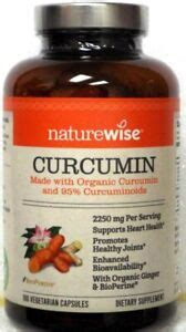 Naturewise Turmeric Curcumin Curcuminoids Mg Supplement