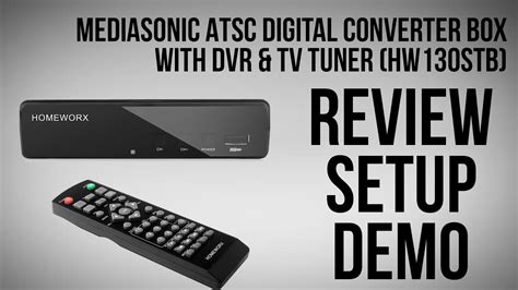 MediaSonic ATSC Digital Converter Box With TV Tuner And DVR UNBOXING