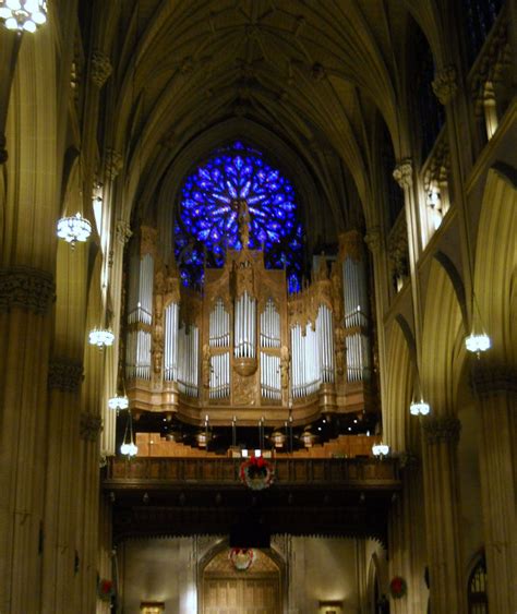 Organ And Choir Loft St Patricks Cathedral Cathedral Choir New
