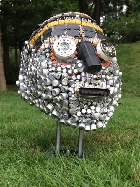 Stunning Abstract Sculptures Made From Recycled E Waste