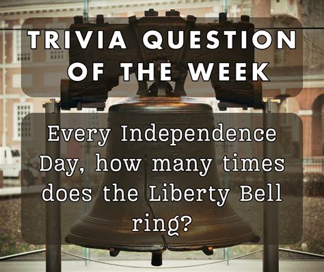 Trivia Tuesday Piqua Trivia Questions Independence Day Liberty