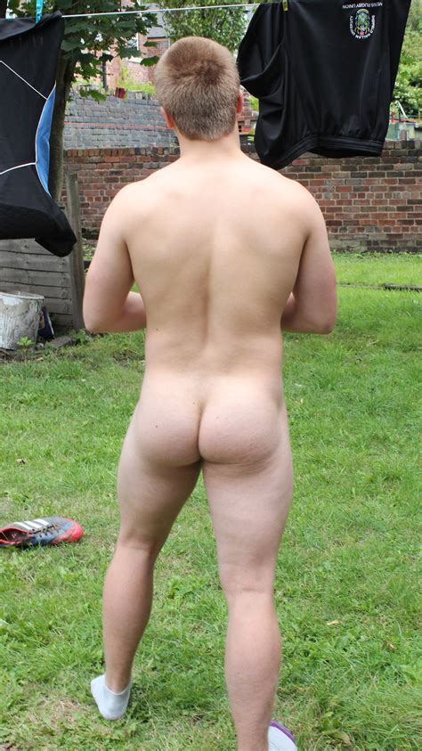 Average Naked Men Butt