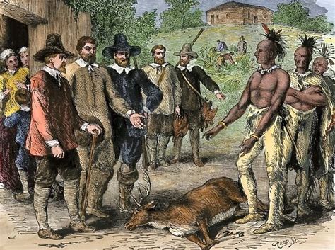 T Of Meat From Native Americans To Plymouth Colonists