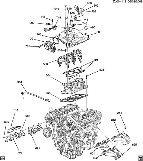 Lr Ls Engine Asm L V Part Manifolds Related Parts