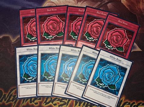 yu gi oh the duelists of the roses rose cards etsy