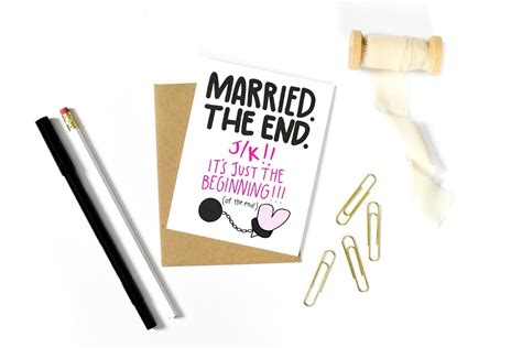 Funny Bridal Shower Card Funny Marriage Card Funny Wedding Etsy