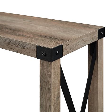 Forest Gate Wheatland Modern Farmhouse Entryway Accent Table In Rustic