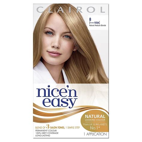 Nice N Easy Permanent Hair Colour 103a Natural Medium Blonde See