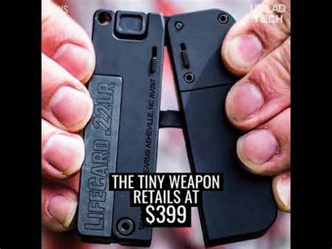 You'll want to have a paper trail to document that you've taken the proper steps to report fraud. This gun is the size of a credit card - YouTube