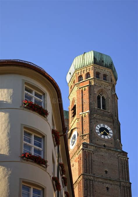 Cathedral Of Our Dear Lady Frauenkirche In Munich Germany Stock