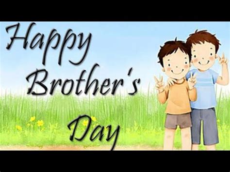 On this birthday, you are taller than me.but still you are little brother for me. Brother's day whatsapp status || happy brother's day ...
