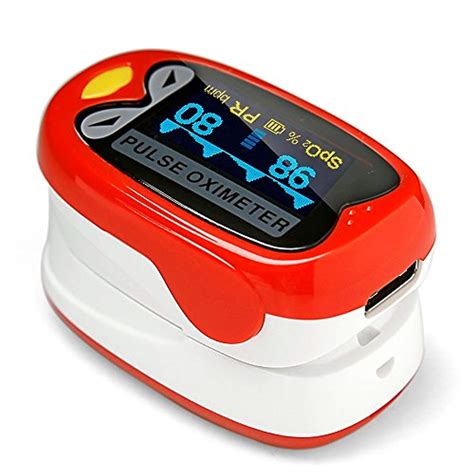 Children Pulse Oximeter Fingertip Pediatric Oxygen Saturation Monitor